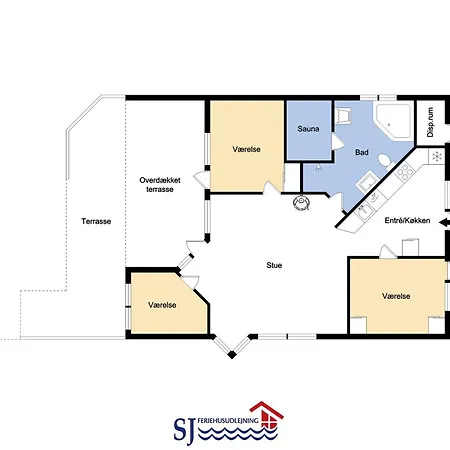 4-pers W Panoramic Views Vejlby Sj508 Дом отдыха